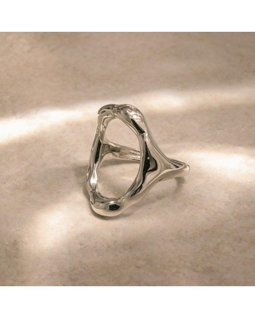 Lait & Lune White Koru Ring