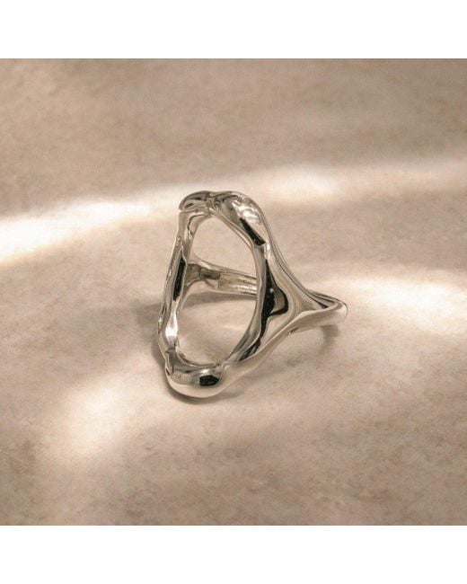 Lait & Lune White Koru Ring