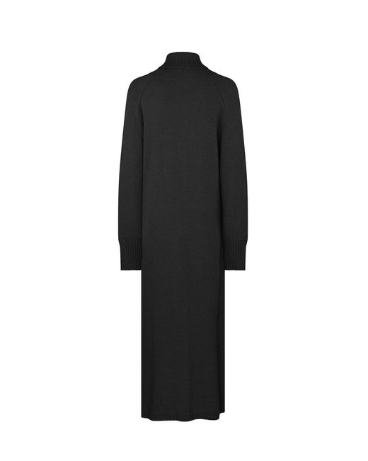 Dref Black Solaris Maxi Rollneck Knit