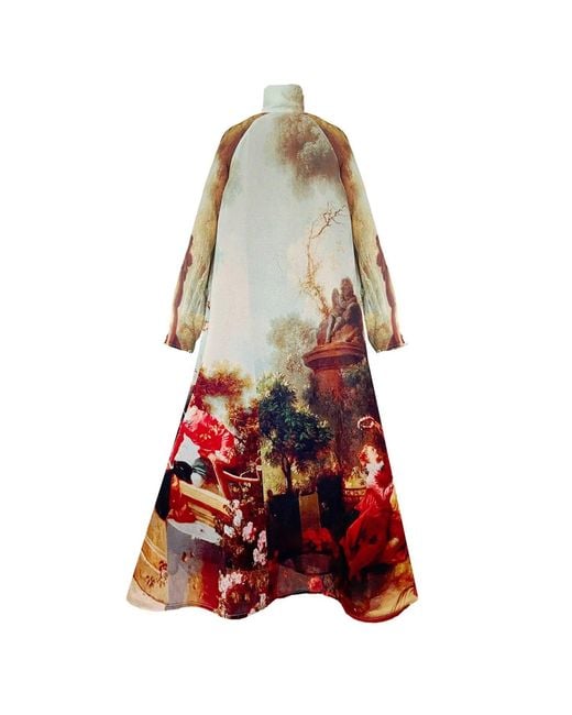 Maxjenny Red A-Shaped Maxi Dress