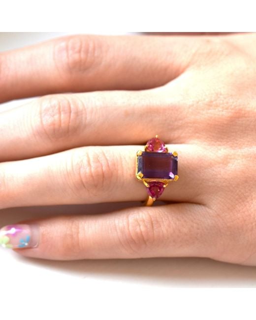 GEM BAZAAR Pink The Royal Ring
