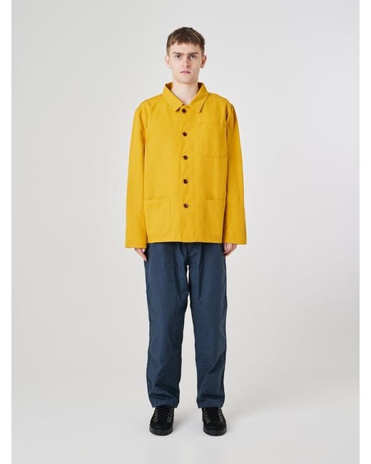 Uskees Yellow Overshirt for men