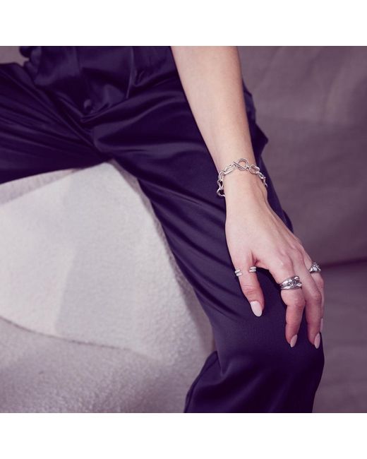 Aaria London Metallic Claw Ring