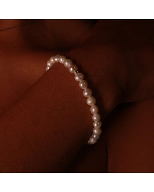 Urbane Jewelry Studio Metallic Monroe Pearl Bracelet for men
