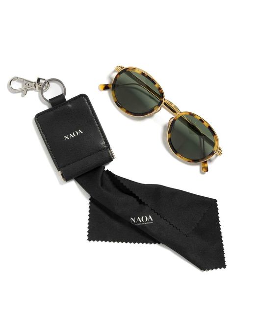 Naoa Black Glasses Care Set