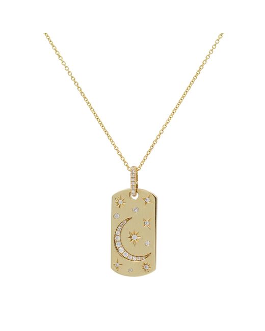 KAMARIA Metallic Celestial Dogtag