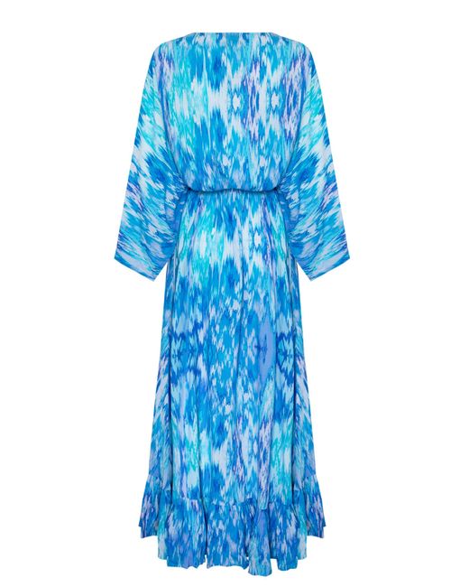 Sophia Alexia Blue Sea Dream Mozambique Midaxi Dress