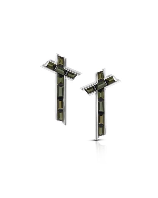 Kasun Metallic Lucky Star Earrings