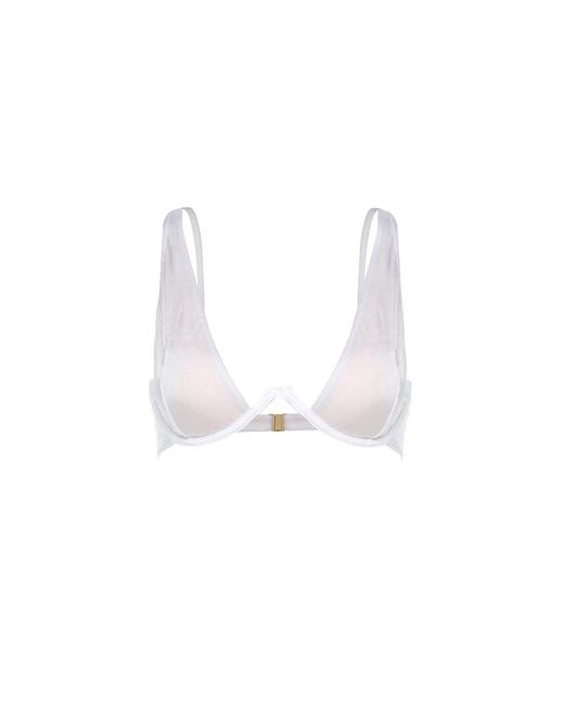 Cherina Beachwear Llc White Ella Bikini Top
