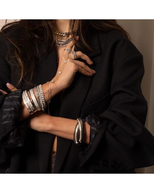 SHYMI Metallic Chunky Snake Bracelet