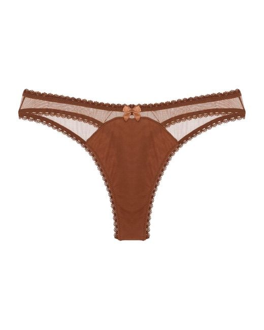 Journelle Brown Victoire Thong Cannelle