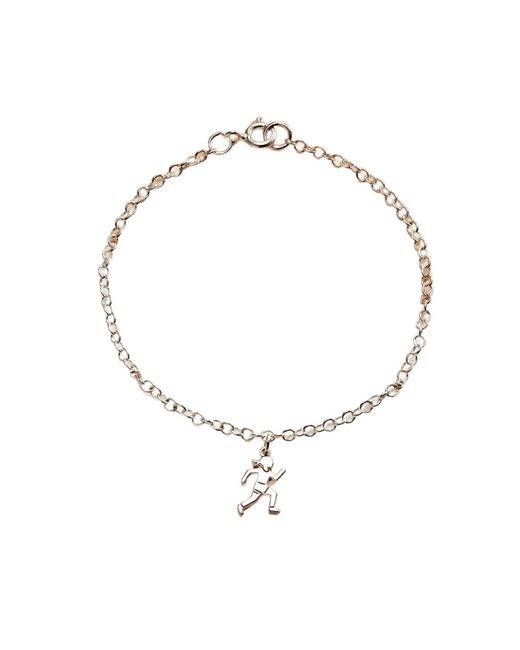Posh Totty Designs Metallic Sterling Runner Dinky Charm Bracelet