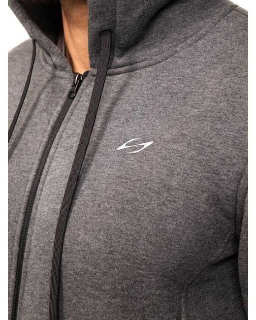 Saved Lab Gray Zip Hoodie for men
