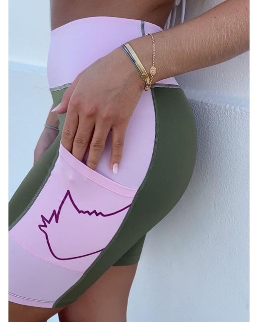 Foxies Green Daily Eco Comfy Shorts With Built-In Undies Zero Vpl. Stylish Coverage