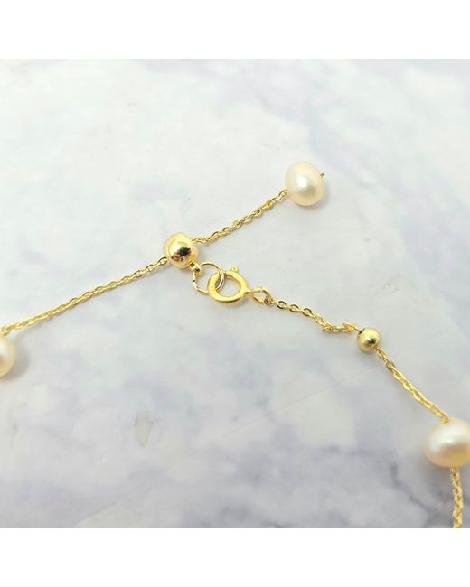 Harfi Metallic Natural Freshwater Pearl Bracelet Bridesmaid Gift
