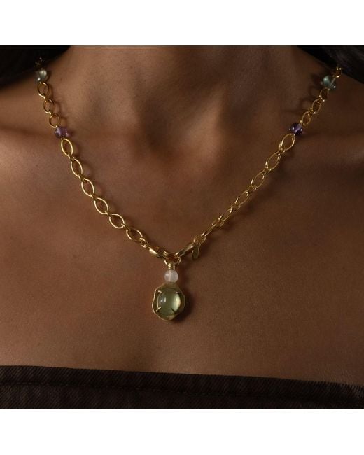 Onia Metallic Water Drop Charm