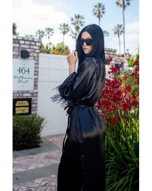 Jennafer Grace Black Marlene Wrap Dress