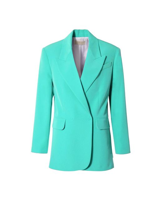 AGGI by HALEWSKI Blair Mexicali Oversized Blazer in Blue | Lyst UK