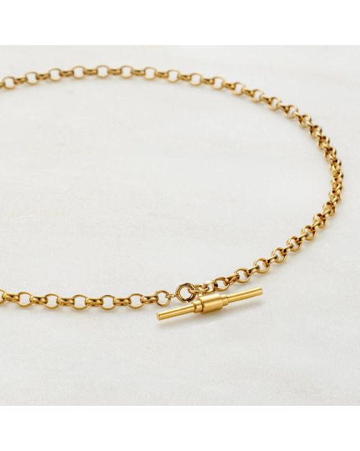Posh Totty Designs Metallic Plated Chunky T Bar Necklace
