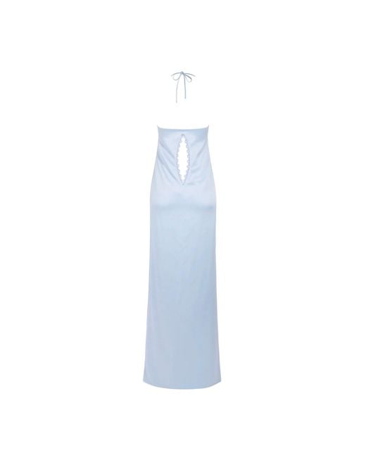 Yelda Alatekin Blue Daphne Baby Maxi Dress