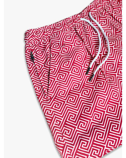 Bdxy Studio Red "The Frame" Swimshorts for men