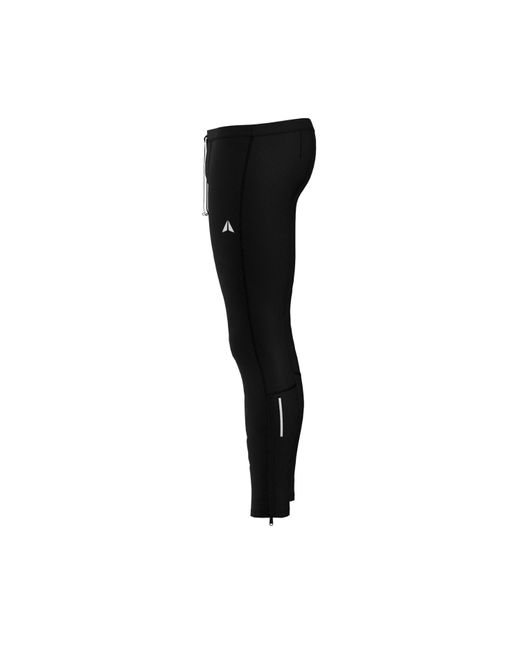 Aora Athletics Black Hybrid Kanzai Eco-Friendly Compression Tights For – High-Stretch Supportive Sustainable Leggings for men