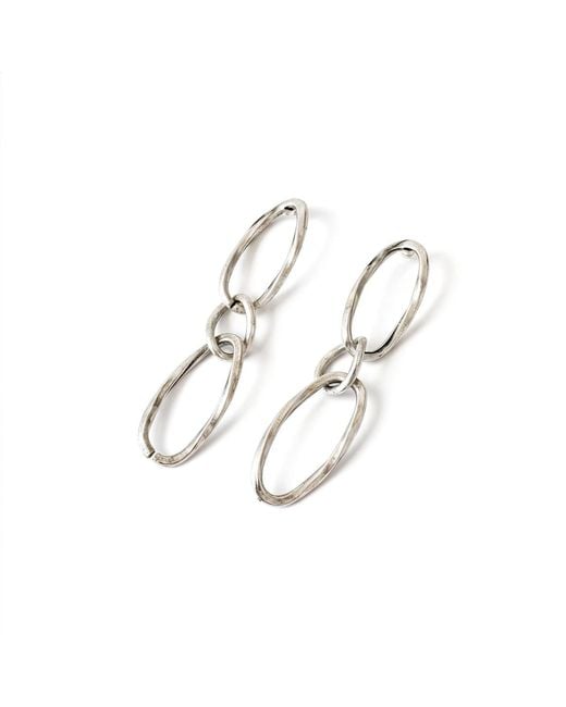 By Virgo White Magnific Earrings