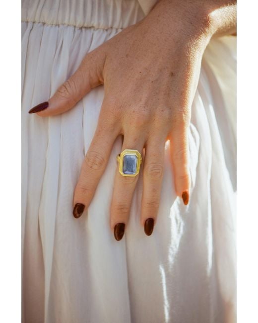 Marcia Moran Blue Nelle Ring