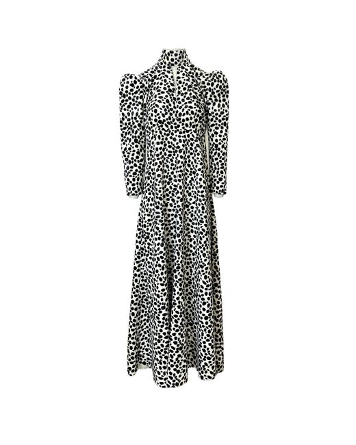 Couture to Your Door Black Boho Animal Print Maxi Dress