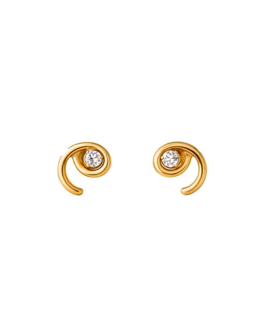 Lily Flo Jewellery Metallic Where I Was Headed All Along Diamond Stud Earrings
