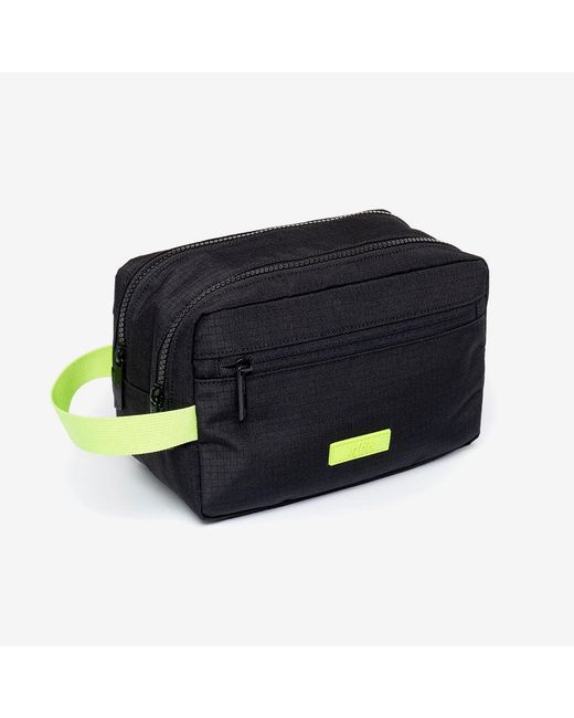 Lefrik Black Kei Double Washbag Lime Vandra