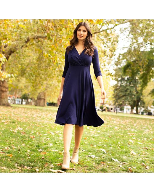 Alie Street London Blue Petite Annie Dress
