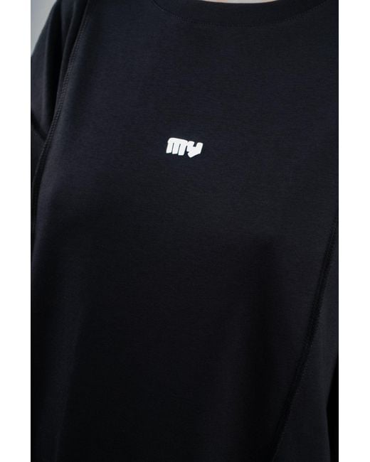 mysimplicated Black Oversized T-Shirt