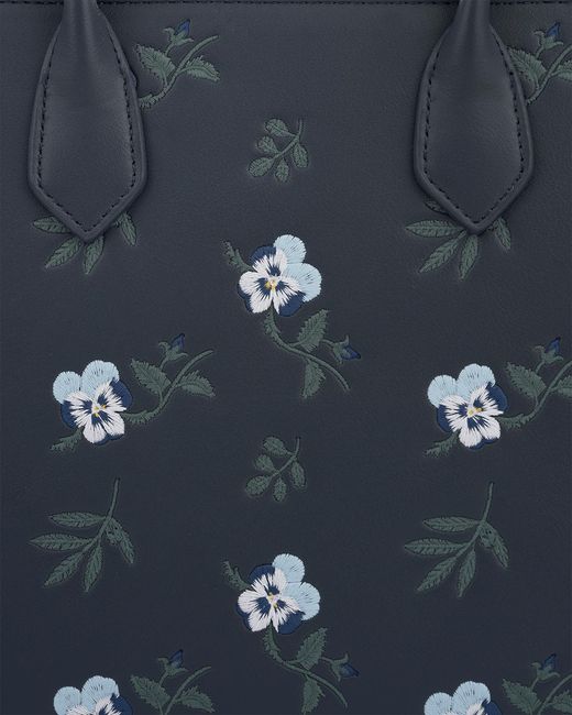 Fable England Blue Ditsy Medium Tote