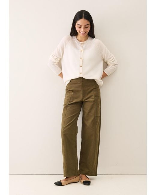 Loop Cashmere White Featherweight Cardigan