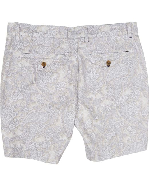 Lords of Harlech Gray Neutrals John Paisley Romance Shorts for men
