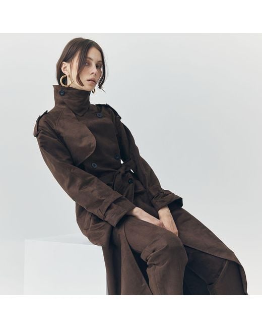 Ats the Label Black Jett Suede Coat