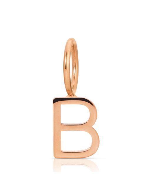 Maya Brenner Metallic Letter Charm