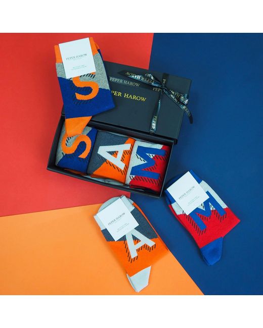 Peper Harow - Made in England Black Alphabet Gift Box – Sam for men