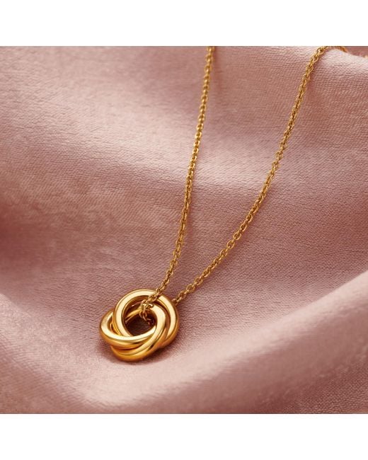 Posh Totty Designs Metallic Plated Baby Russian Ring Necklace