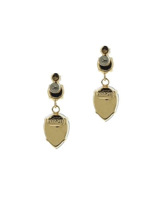 Otazu Blue Frog Earrings