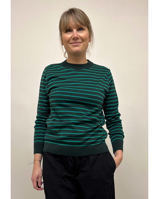 GROBUND Green Marie Knit Blouse