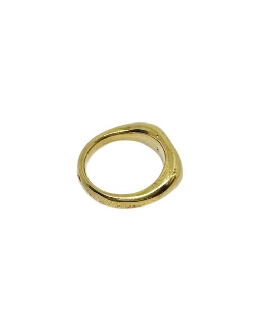Tg-Jewellery by Tamara Gervasio Yellow Molten Flow Ring – Flash-Plated Sterling