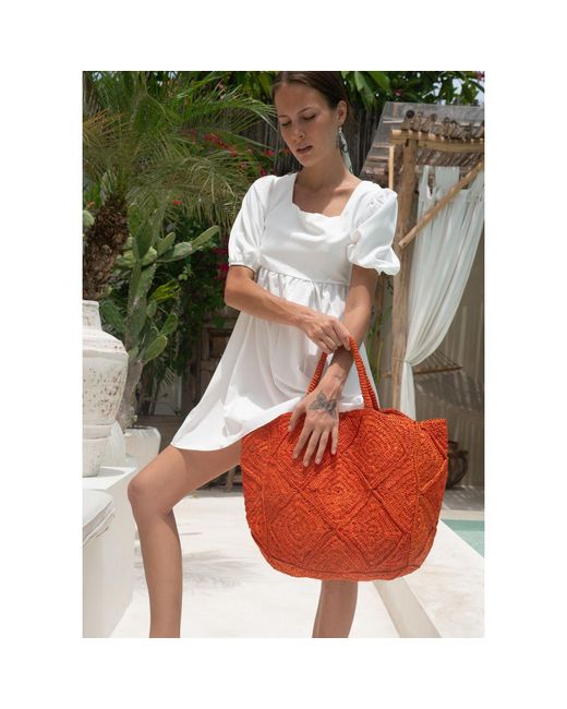 Zanatany Concepts Orange Nico- Tote Bag