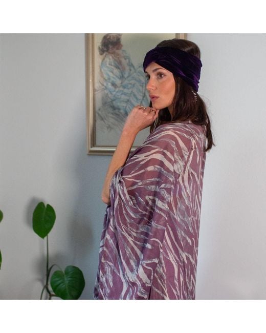 Jennafer Grace Purple Etosha Kimono