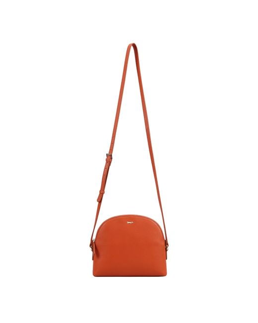 Paul Costelloe Orange Healy Crossbody Bag