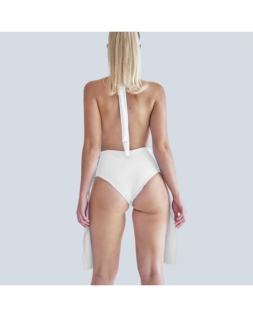 ANTONINIAS Plonger One Piece Swimwear In White
