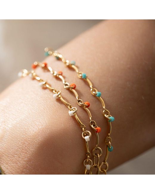 Kate Koel Metallic Chain Bracelet