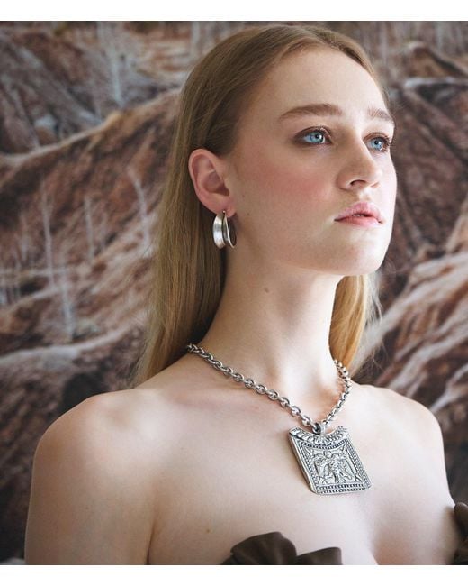 Lovard Metallic Double Eagle Necklace