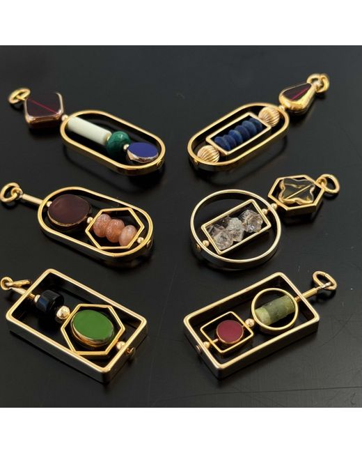 Aracheli Studio White Art X Nephrite Jade Earrings